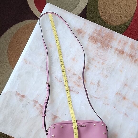 Michael Kors Sandrine Studded Saffiano Leather Crossbody Bag - Picture 10 of 16